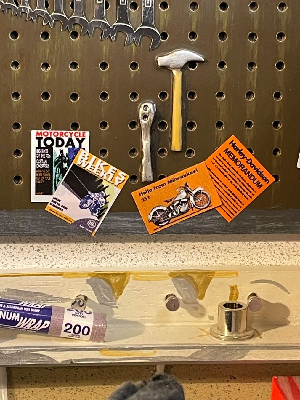 Franklin Mint Kit di modellismo & Modellini statici: Franklin Mint 1948 Harley Davidson Panhead inkl. Garage – Nuovo (secondo la descrizione) da Bättwil venduto da Samuel_Wyss 5