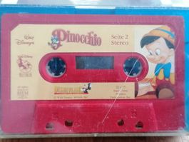 MC Hörspielkassette Pinocchio, Walt Disney, 1977