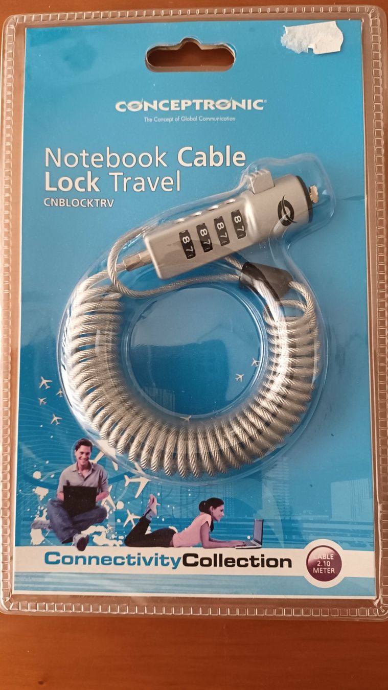 Lucchetti: Laptop Travel Lock numerisch mit Kabel OVP – Nuovo e nell'imballaggio originale da Zürich venduto da Tgreuti