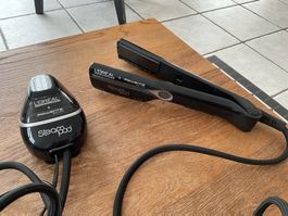 Fer lisseur vapeur L'Oréal professionnel et Rowenta salon