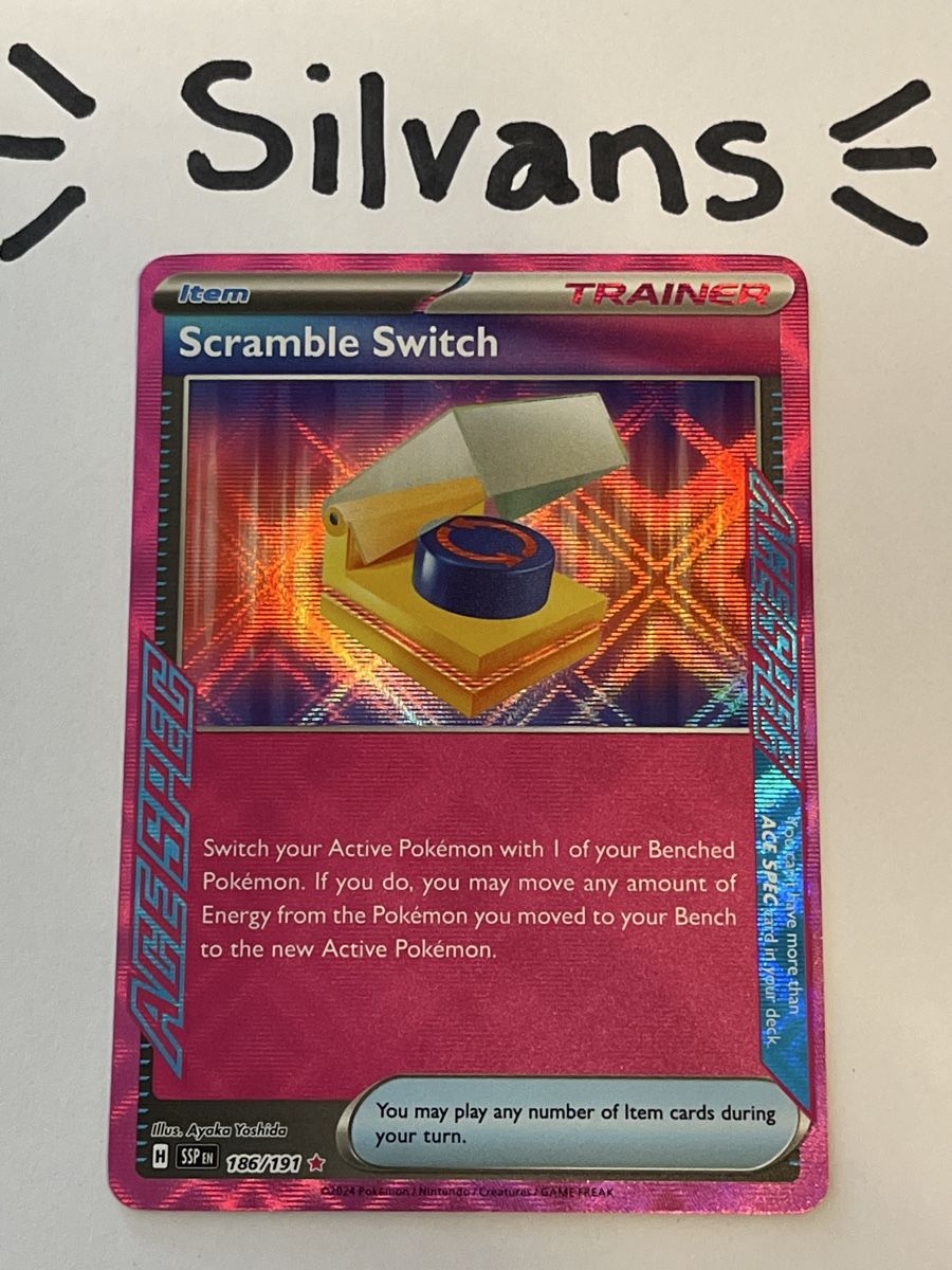 Pokémon Sammelbilder & Trading cards: Scramble Switch 186/191 Surging Sparks Englisch – Neu (gemäss Beschreibung) aus Wil SG von Silvans