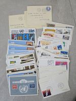 Grosser Konvolut Briefmarken & Briefe: UN, Monaco, USA ✈️