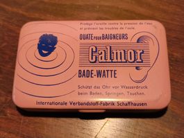 Blechdose Calmor Bade-Watte mit Inhalt neu IVF Schaffhausen