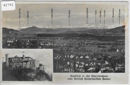 Ausblick vom Schloss Schartenfels auf Baden