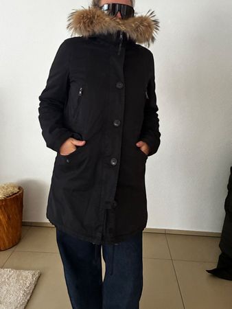 Blonde No. 8 Damen Winterparka Gr. 40/L – Schwarz – zeitlos