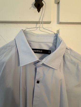 Camicia Karl Lagerfeld azzurra taglia 40/96 usata