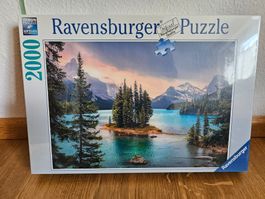 Ravensburger Puzzle, 2000 Teile - Bergsee, Neu & OVP!