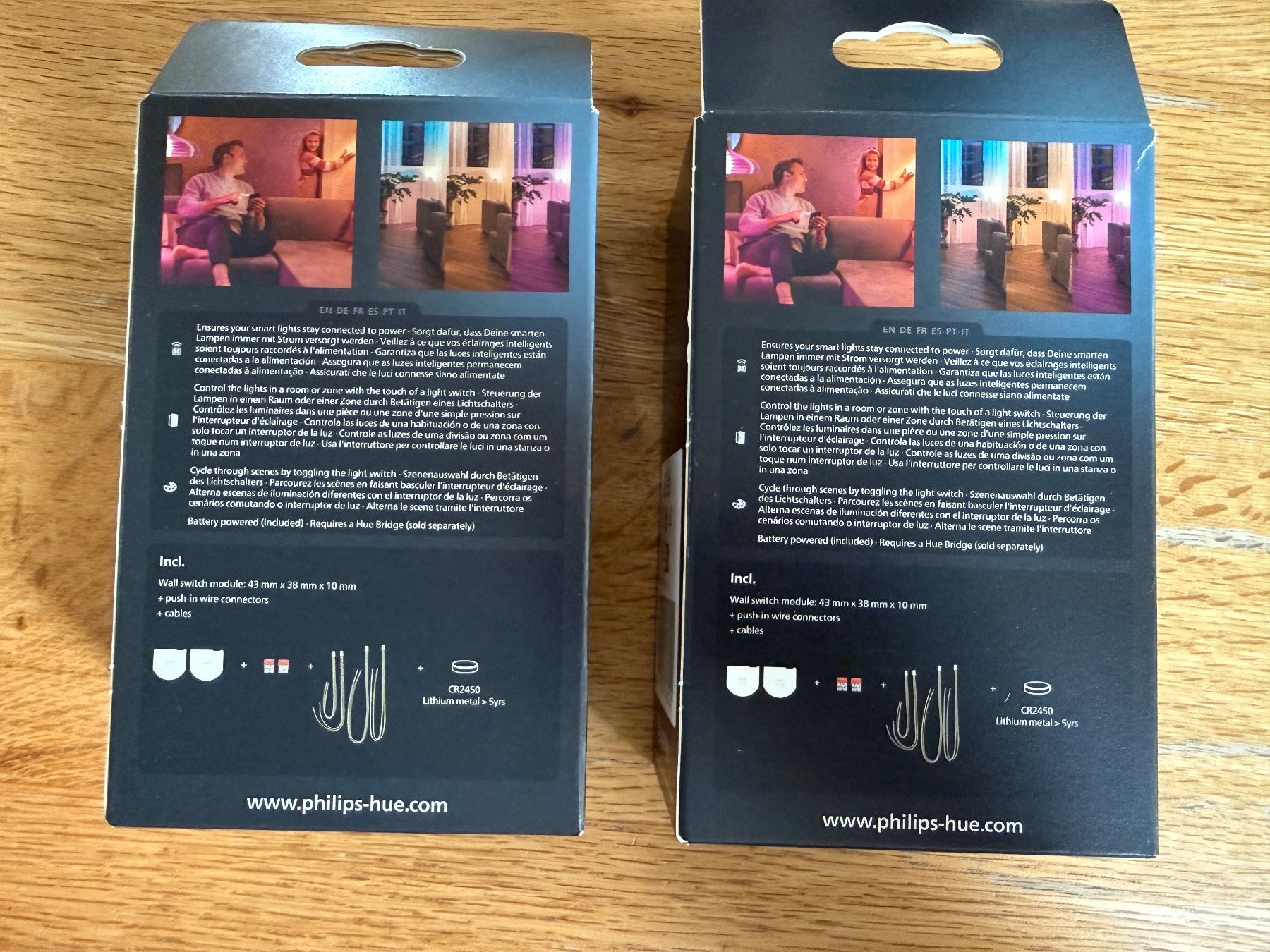 2x PHILIPS hue Wall Switch Module (total = 4 pièces) (Neu (gemäss ...