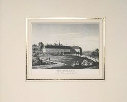 Herisau Heinrichsbad  Aquatinta von Isenring  selten