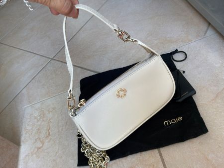 MAJE Hand Pouch in Beige