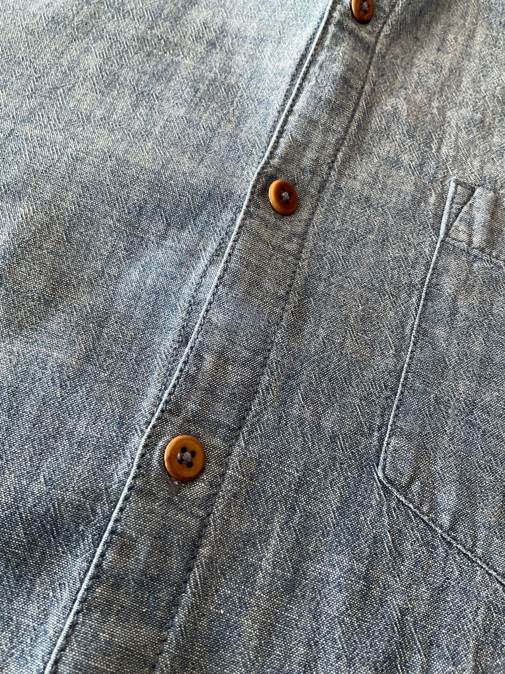 Camicie: Hemd Marke "Armedangels", blau, Grösse L, slim fit – Usato da Küssnacht am Rigi venduto da christianbueeler 5