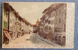 Postkarte / Carte postale - Liestal Rathausstrasse - 1905
