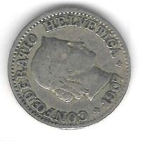 10 Rappen 1907 Helvetia Münze CHF guter Zustand