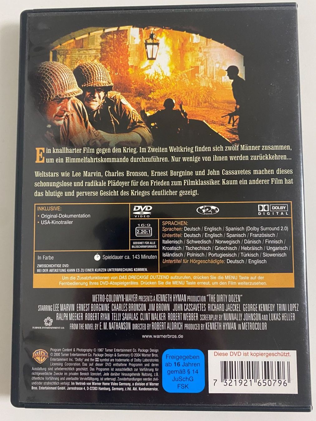 Tutti i DVDs: Das dreckige Dutzend DVD - Top Zustand – Usato da Zürich venduto da m7lx 1