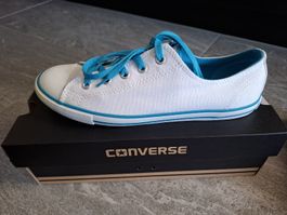 Converse, 39, low Chuck, ungetragen, weiss