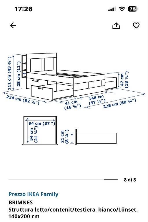 Letti: Vendo letto  – Usato da Tenero venduto da gio_9cny 1