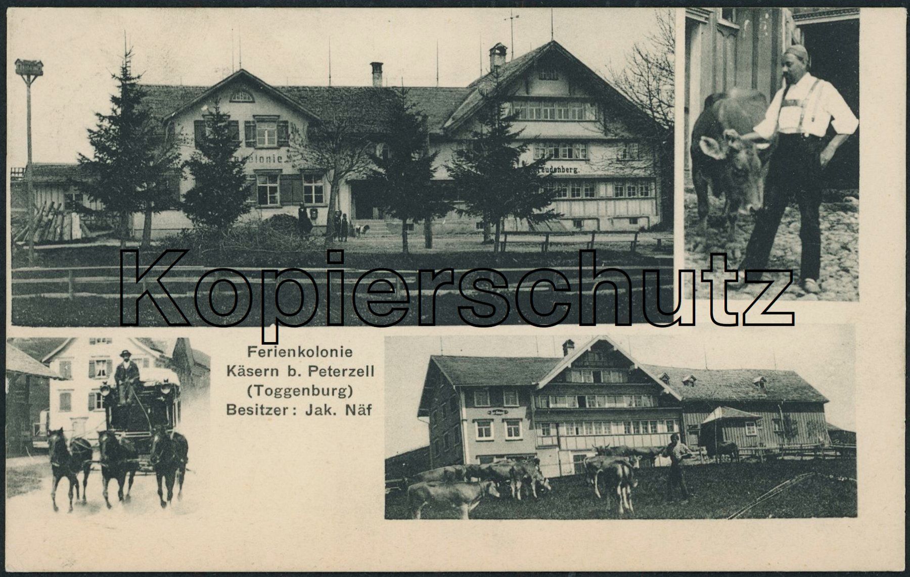 Cartes postales: SG Käsern - Postkutsche - St. Peterzell – D'occasion à Schindellegi par dolpitz