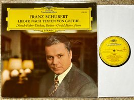 Schubert Lieder Nach Texten Von Goethe Dieskau Moore LP 🛀