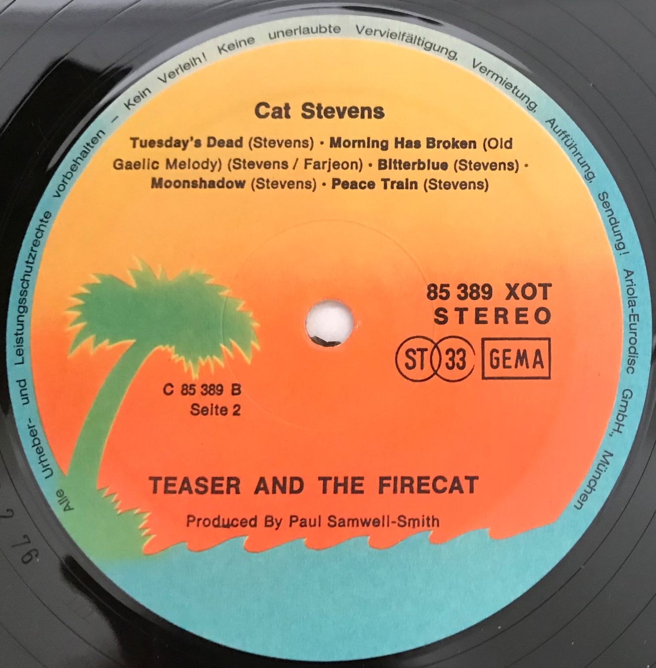 Schallplatten: CAT STEVENS - TEASER AND THE FIRECAT - 33 Tours – Gebraucht aus Bussigny von vinyl-pas-cher 4