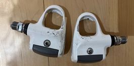 Shimano PD-6401 Rennrad Pedale weiss gebraucht