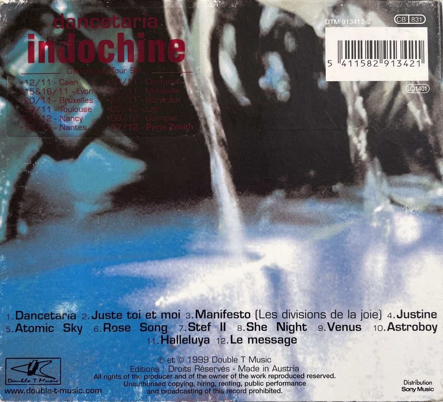 CD: Indochine CD Digipack - Dancetaria – Usato da Savagnier venduto da Ne2065 1