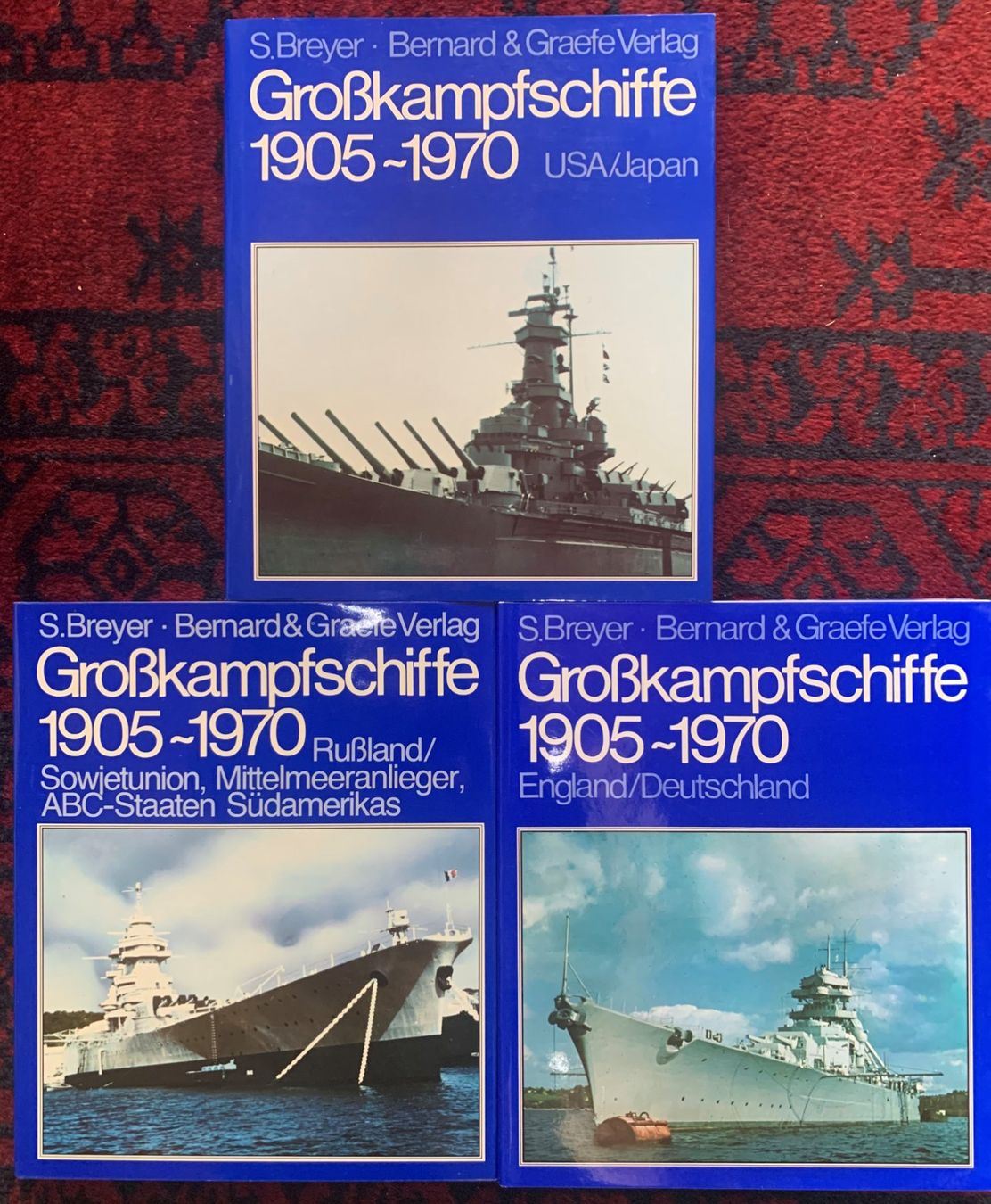 Libri: Grosskampfschiffe 1905-1970 (3 Bände) – Usato da Volketswil venduto da zwitsch33