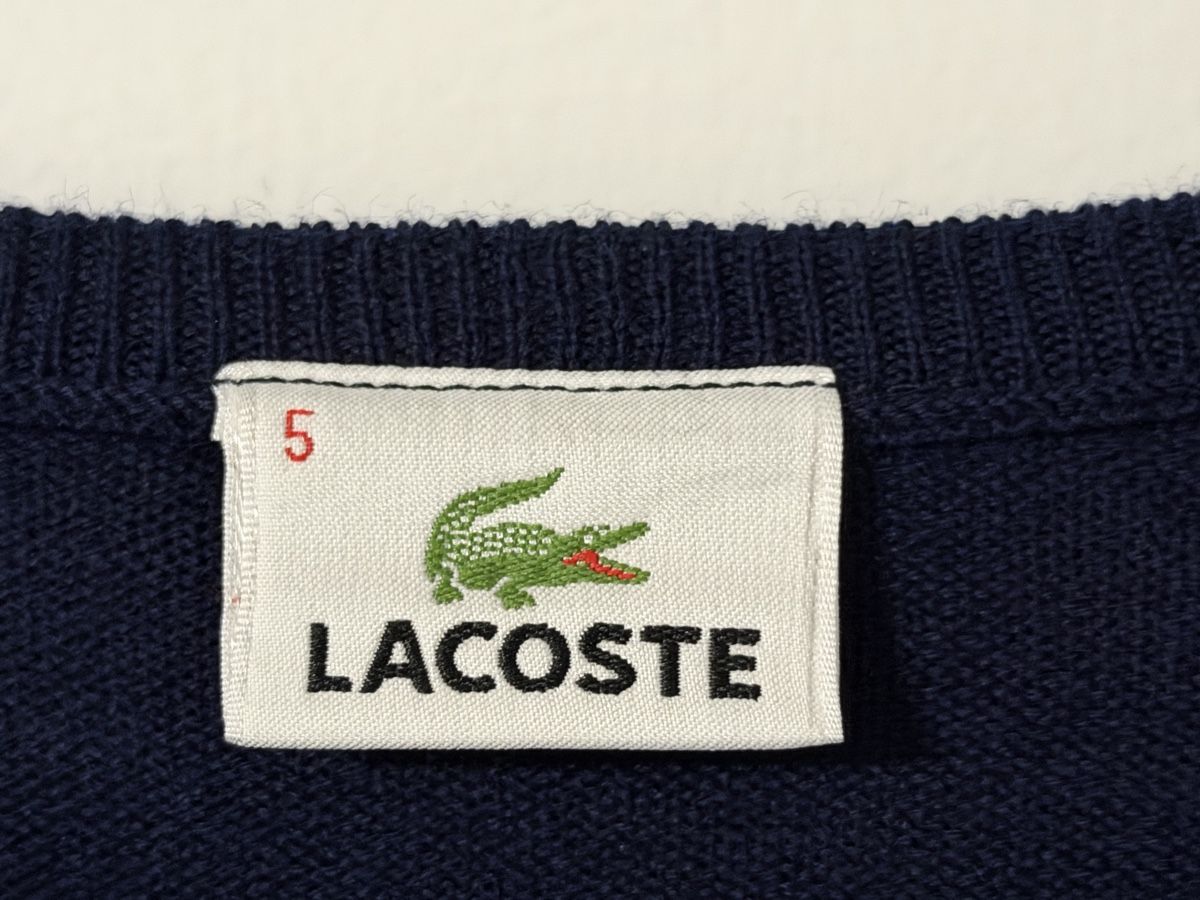 Lacoste Maglioni & Felpe: Lacoste Pullover V-Ausschnitt dunkelblau – Usato da Münchenbuchsee venduto da dumle 3