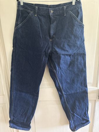 Carhartt Single Knee Pant 34x32 dunkelblau gute Zustand