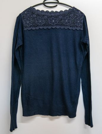 Blauer Pullover, Gr. M