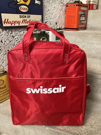 Swissair Tasche Retro Rot