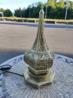 Marokkanische Tischlampe, goldfarben, orientalisch!