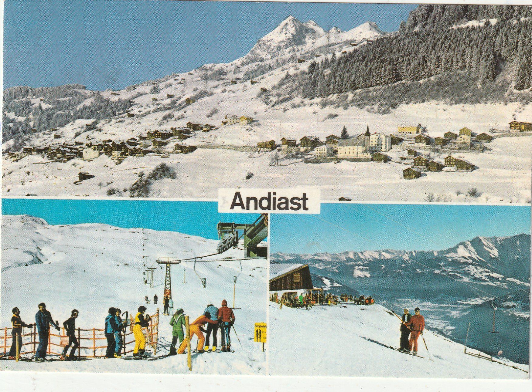 Cartoline postali: Andiast MBK  Winter – Usato da Lumbrein venduto da made02