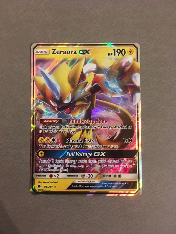 Carte Pokémon gx Zeraora | Kaufen auf Ricardo