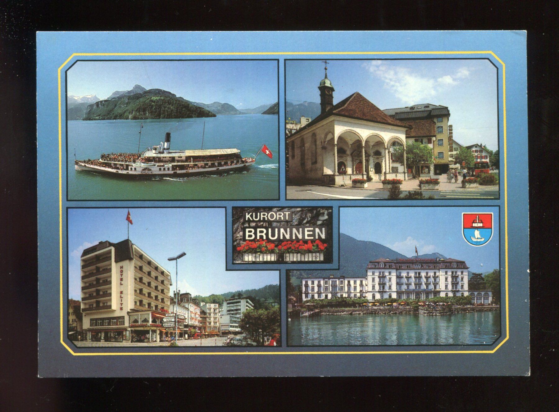 Cartoline postali: Vierwaldstättersee, Brunnen – Usato da Aarau venduto da Elmaar41