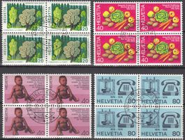 SBK 572 - 575 im 4er-Block mit ET Biel-Benken