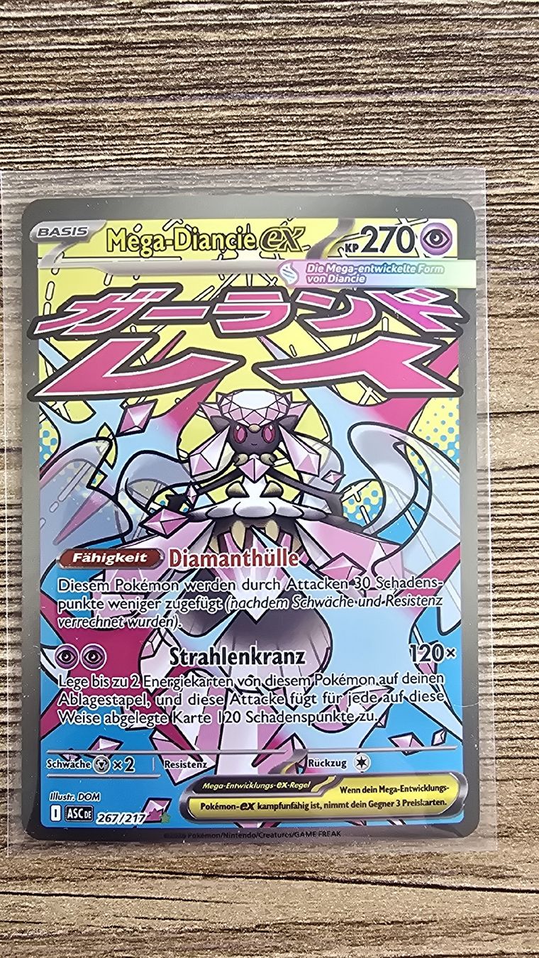 Pokémon Carte collezionabili: Mega-Diancie ex 267/217 ASC DE Pokemon – Nuovo (secondo la descrizione) da Winterthur venduto da GreenSkyline