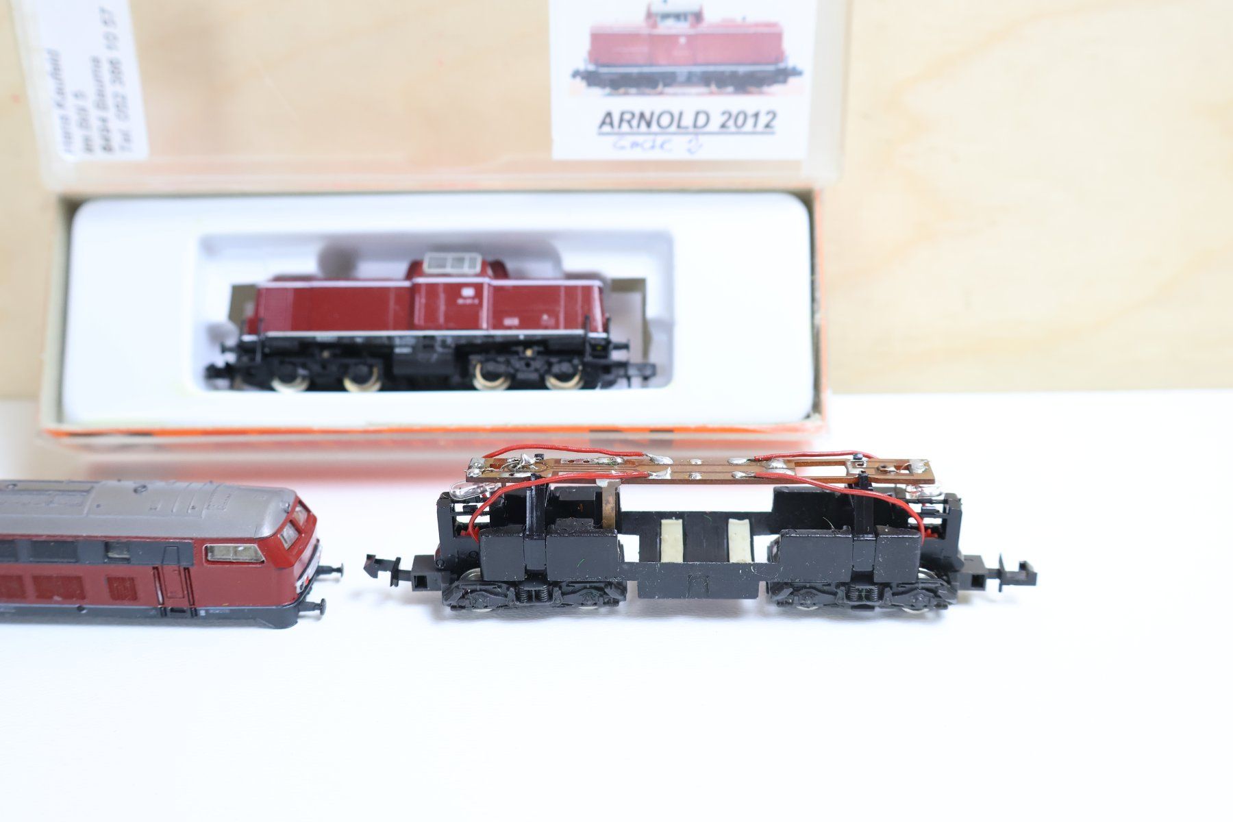 Arnold Modelleisenbahnen: 2 x Loks Spur N - Digital Spur N – Defekt aus Winterthur von Monstera 4