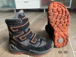 Lowa Winterstiefel Gr.30 - schwarz-orange