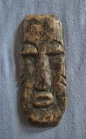 Holzmaske geschnitzt antike Dekoration aus Afrika