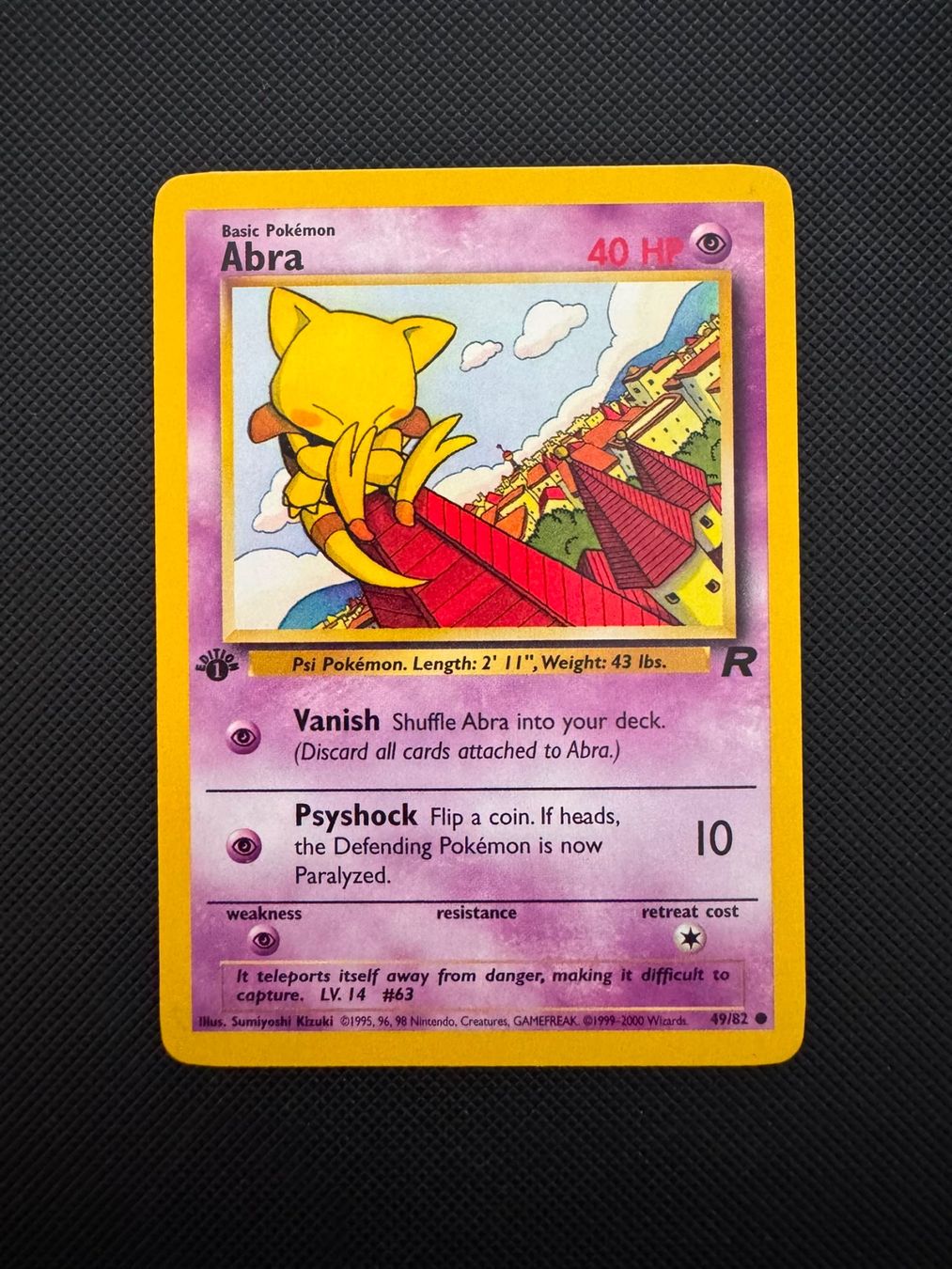 Pokémon Carte collezionabili: Pokémon Abra 1. Edition 49/82 – Usato da Seuzach venduto da provenzano18