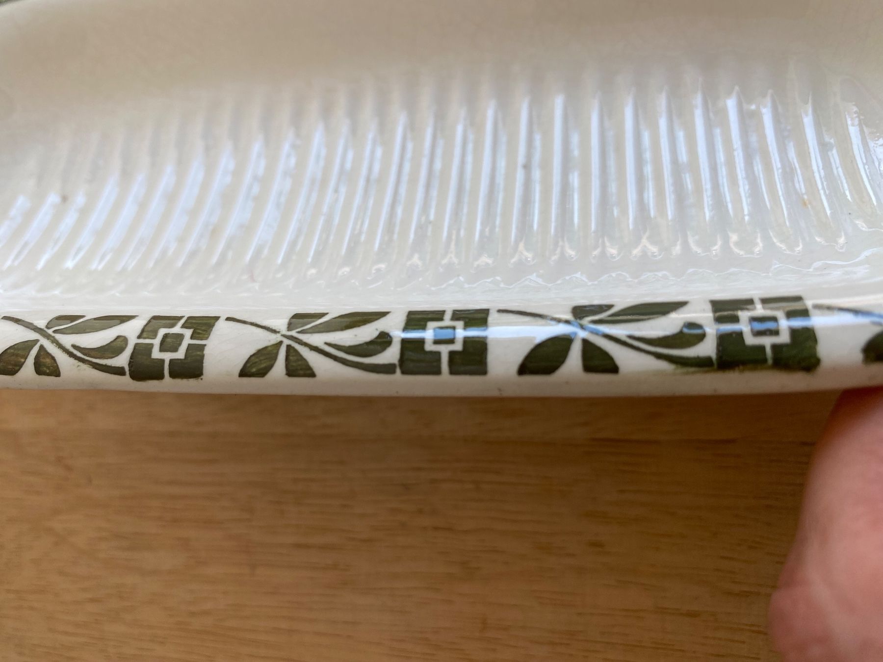 Villeroy & Boch Portes-savons: Villeroy & Boch Schale 1086 mit Randdekor – D'occasion à Burgdorf par gre_2ftz 1