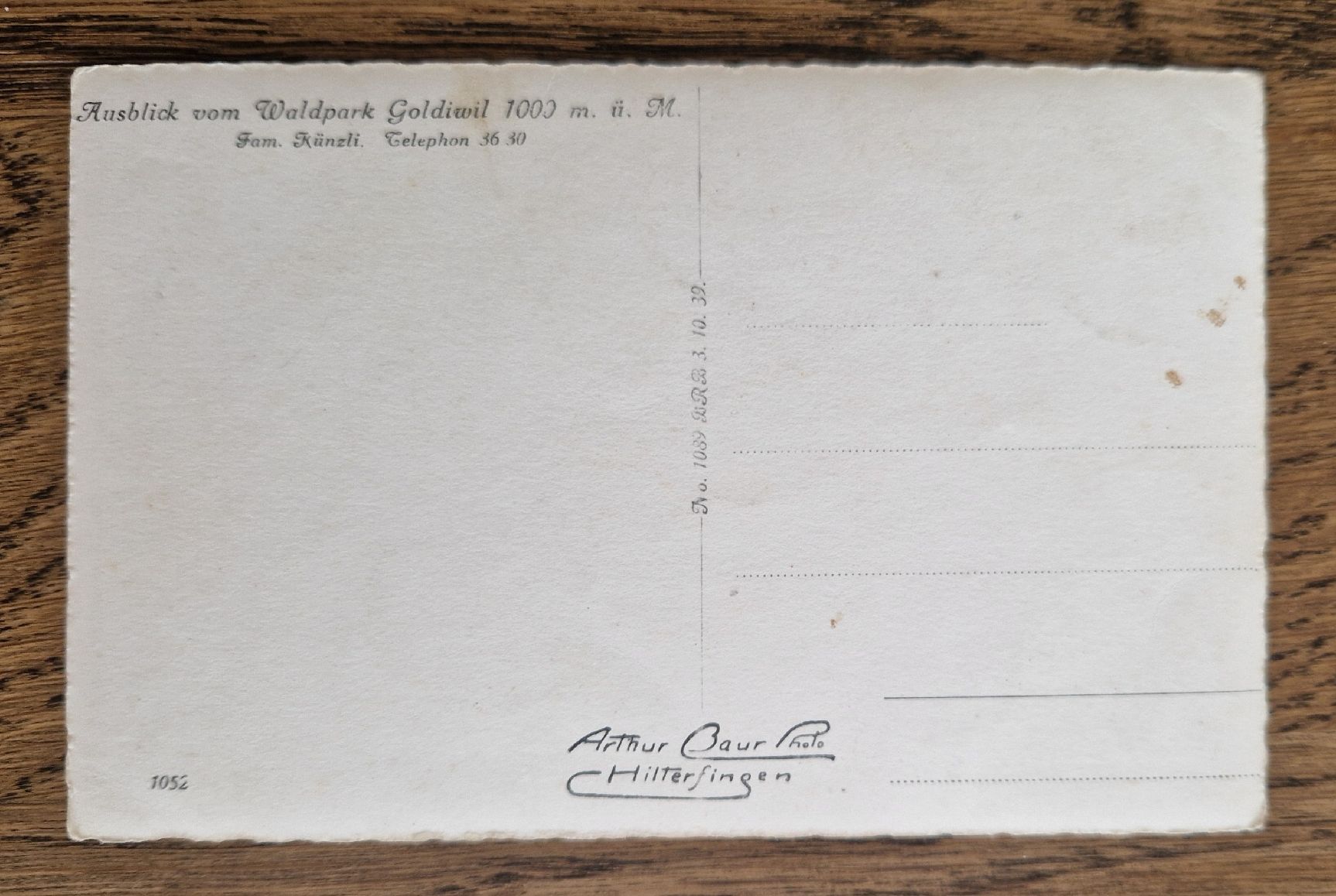Cartoline postali: Waldpark Goldiwil – Usato da Ebikon venduto da Donar50 1