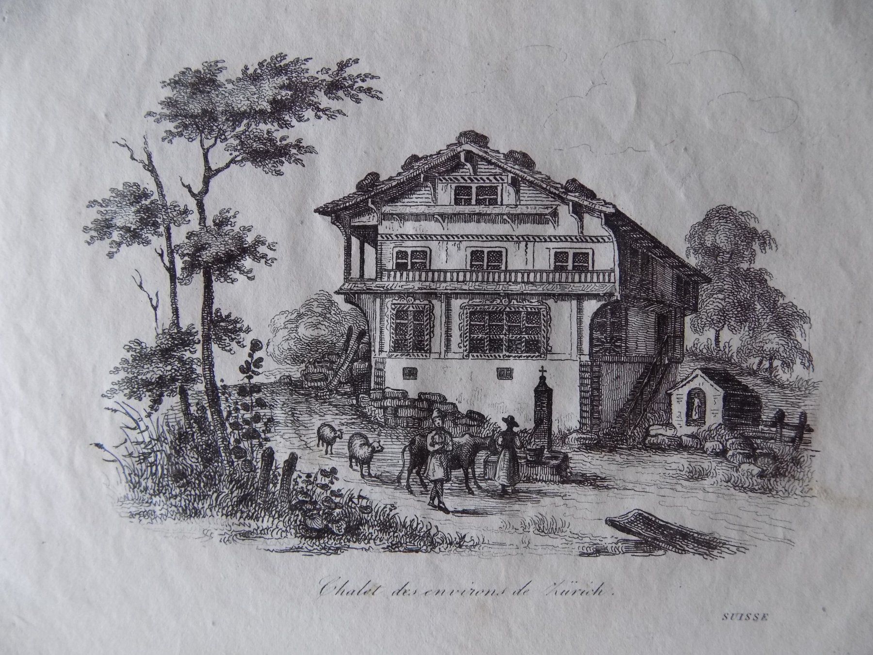 Stiche: Chalets des environs de Zürich – Gebraucht aus Risch von Rischli15 2