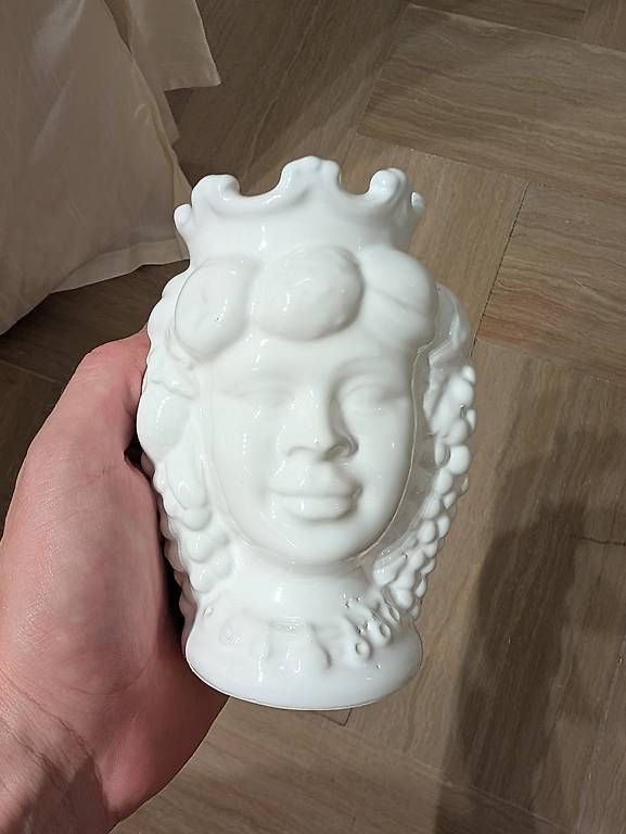 Vasi & Recipienti: Dekorative Keramik-Kopf-Vase - "Testa di Moro" Stil – Usato da Wettingen venduto da Massimiliano1