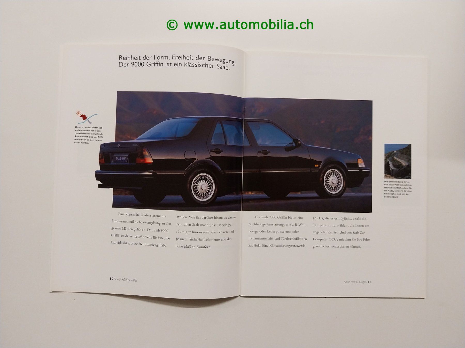 Saab Dokumente: Saab 9000 1994 Prospekt deutsch – Gebraucht aus Weingarten-Kalth von Bettelbruenneli 2