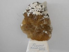 Fluorit mit Dolomit und Calcit Spanien
