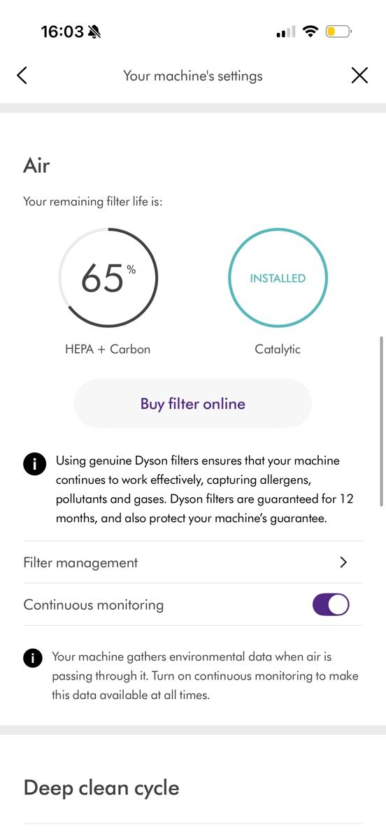 Dyson Purificatori d'aria: Dyson Purifier Humidify + Cool Formaldehyde good state – Usato da Uitikon Waldegg venduto da Kinga_K 8