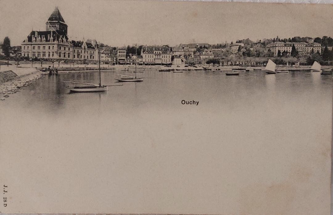 Cartoline postali: OUCHY – Usato da Delémont venduto da Domdom1