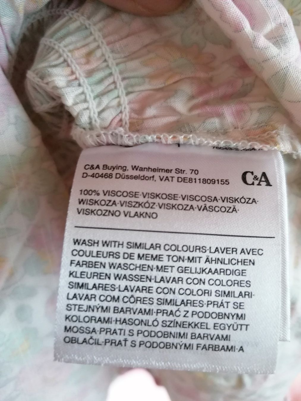 C&A Top: Blouse fleurie – Usato da Montcherand venduto da petiteoune75 4