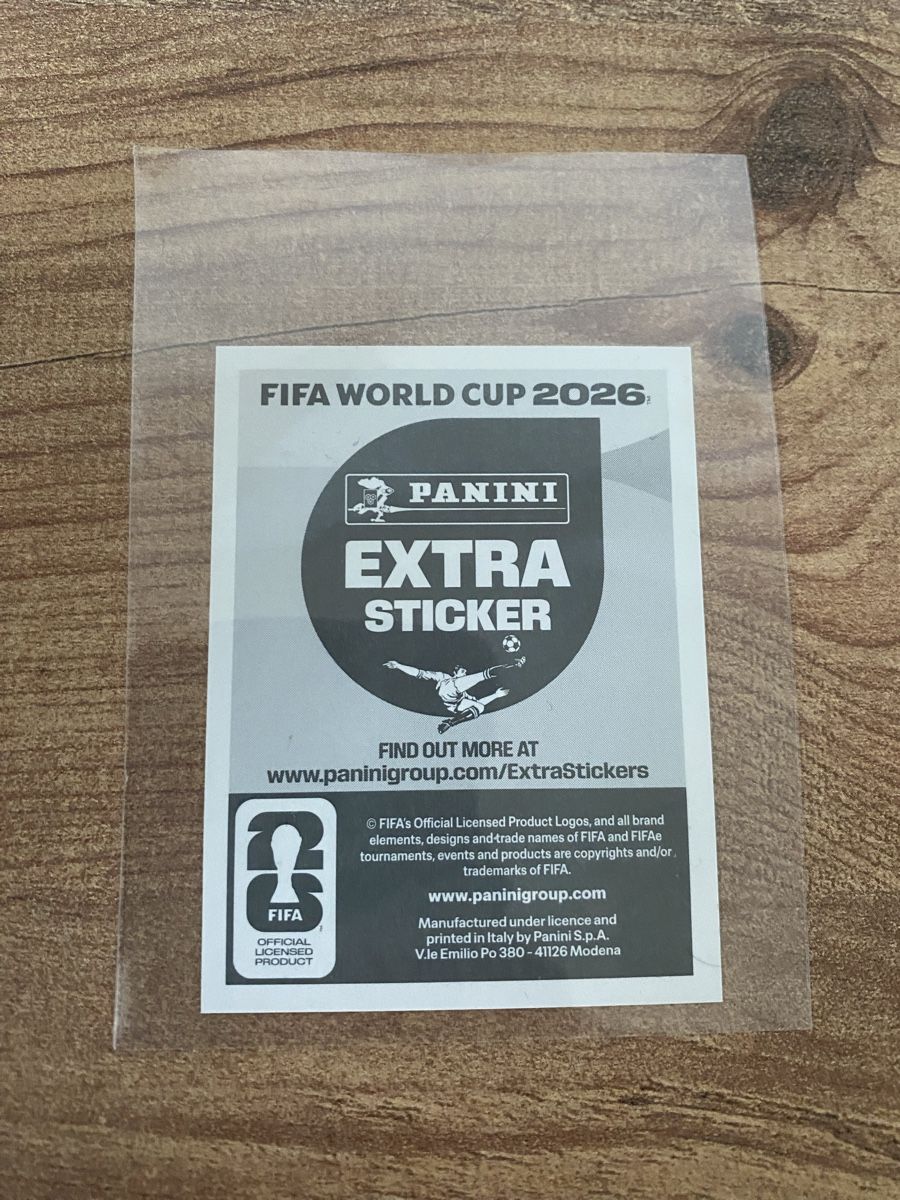 Panini Carte collezionabili: Panini Extra Sticker Heugmin Son - WM 2026 Silver !! – Nuovo e nell'imballaggio originale da Rossemaison venduto da Carduelis 1